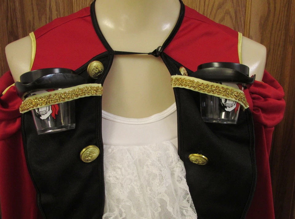 Сексуальный пиратский костюм Escante Cap'n Shooter наряд для Хэллоуина женский размер маленький - Изображение 4 из 4