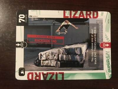 2011 Super Heat Throwdown Skateboard #44 - Lizard King - Backside 180