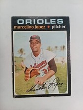 1971 Topps. Baseball Card Marcelino Lopez Orioles #137 Vg Read Description 