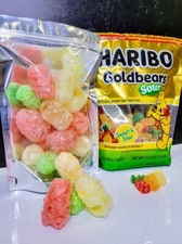 Freeze Dried Haribo Goldbears Sour Gummy Bear...