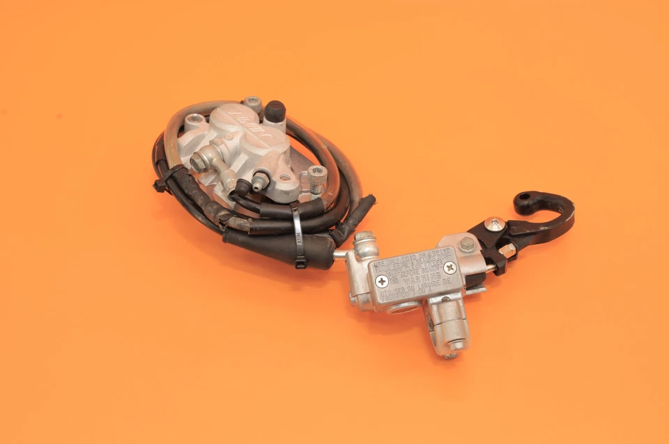 Soporte de pinza de freno delantero 2013 12-16 KX450F KX 450F cilindro maestro manguera palanca Foto 2 de 4