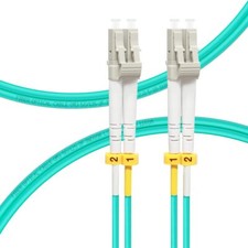 - LC to LC Fiber Patch Cable OM3 2M/7ft Length Options 0.2m-200m 10GB Multimo...