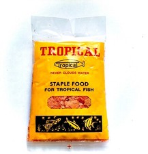 5 Packs Tropical Flake Fish Food For Tropical Fish, Small Fish, Guppy 9g