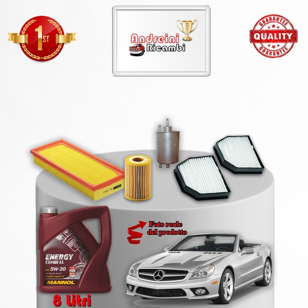 Inspektionskit Filter Und ÖL Mercedes R230 Sl 280 170KW 231CV Von 2010->-image