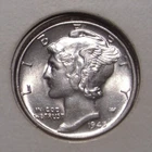 1945 Mercury Silver Dime , Choice BU