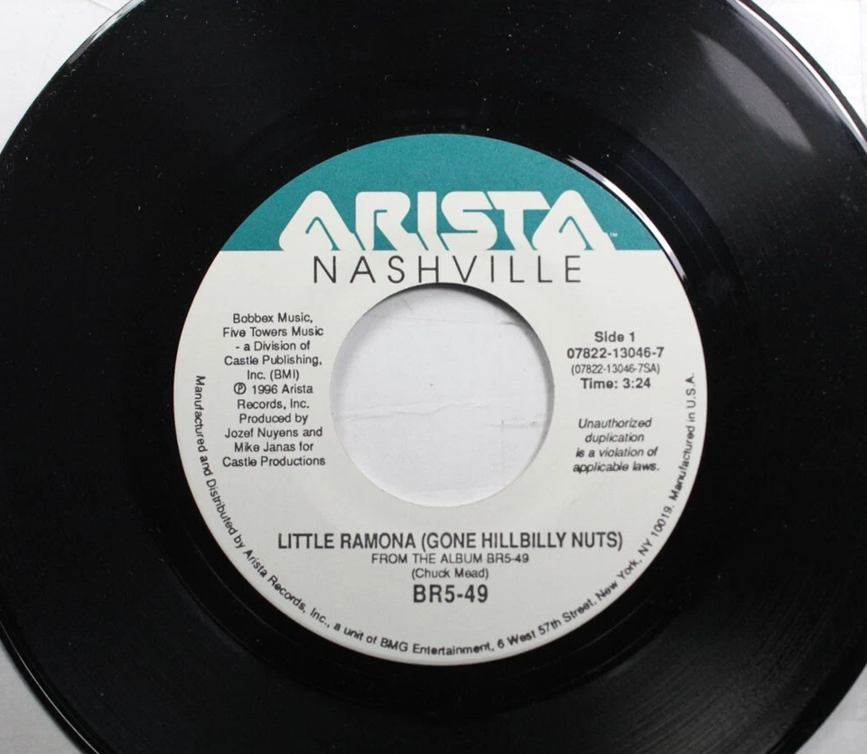 Country 45 Bob Buchanan, Gram Parsons/Chuck Mead - Hickory Wind / Little Ramona - Image 2 of 2