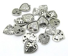 10 Connectors Boho Style 1-3 Hole Antique Silver Tone Jewellery Findings J00324G