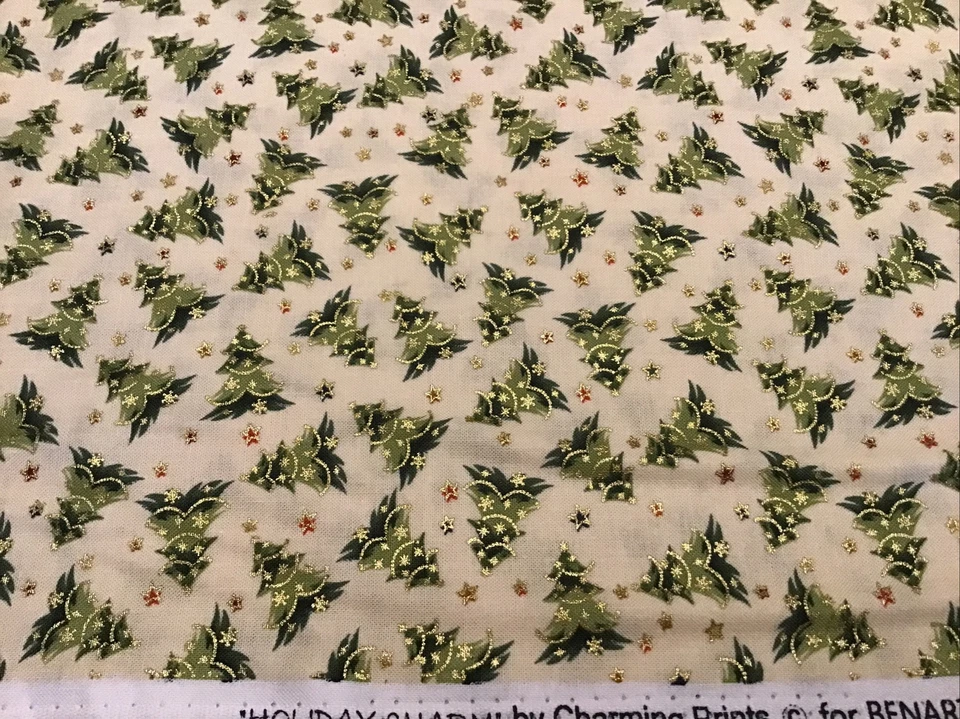 Árvores de Natal de tecido 9603, vendidas por jarda - Imagem 4 de 4