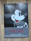 Andy Warhol Affiche Mickey Mouse 1982 Exhibit expo disney exhibit gallery poster
