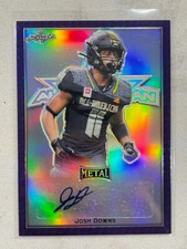 JOSH DOWNS UNC 2020 Leaf Army All-American Purple Metal AUTO # 3/15 Autograph