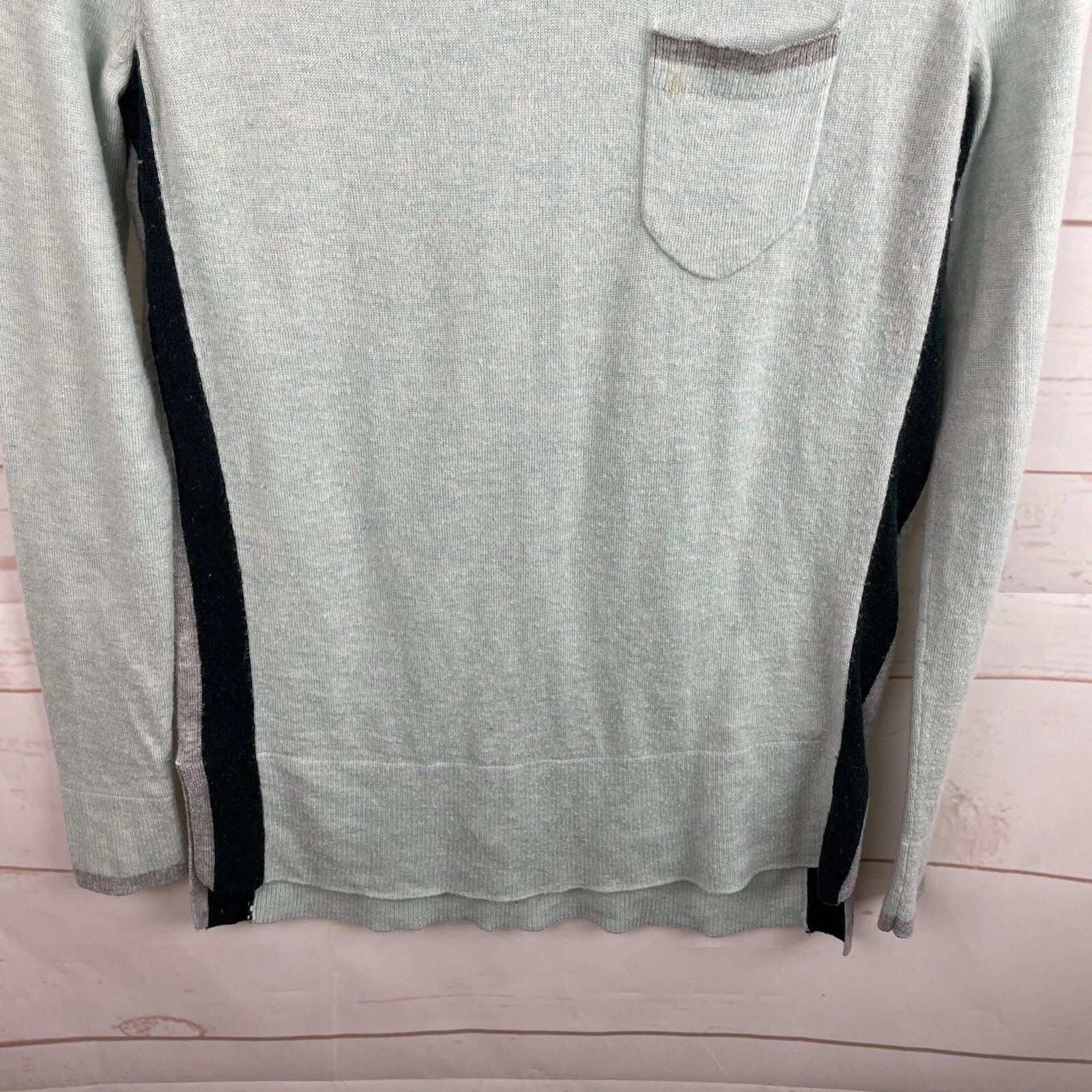 smartwool mint shadow pine pocket wool blend flaw base-layer