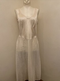 Vtg. Slip Dress Lingerie Stretch Bodice By Warners #55704 Sz.38