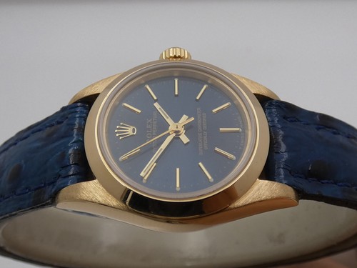 ROLEX OYSTER PERPETUAL LADY 76188 ORO MASSICCIO 18 KT ANNO 1999 AUTOMATICO WATCH - Foto 2 di 13