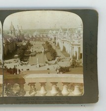 Panoramic View World's Fair St Louis American Stereoview
