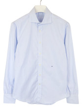SUITSUPPLY Extra Slim Fit Formal Shirt Men's MEDIUM Button Up Pinstriped