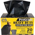 Reli. ProGrade Contractor Trash Bags 55 Gallon | 20 Bags w/Ties | Heavy Duty ...