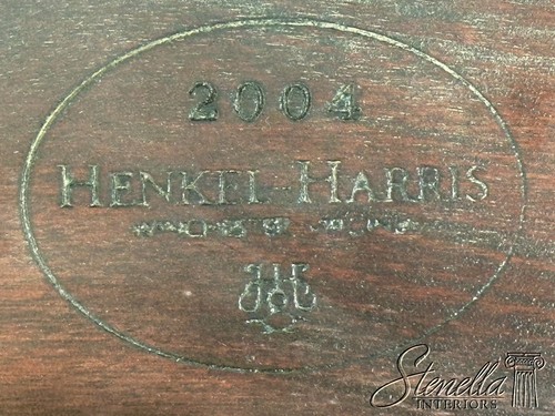 L67789: HENKEL HARRIS Model 2207 Banded Mahogany Dining Table - Picture 19 of 20