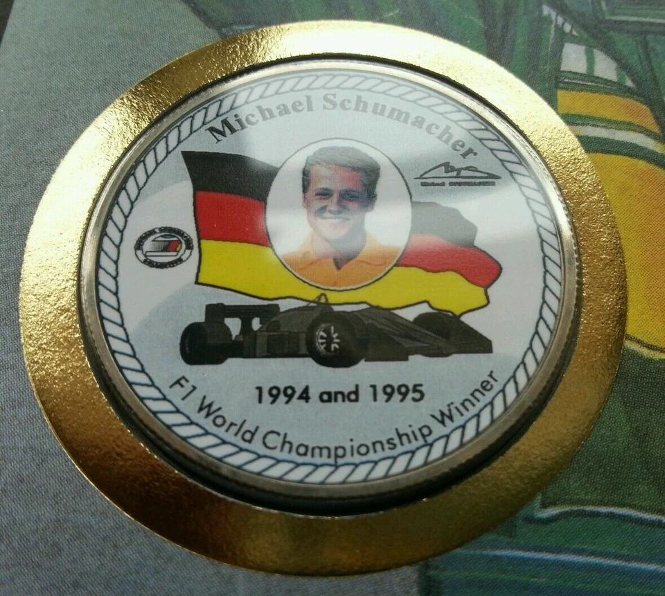 [SJ] Sao Tome Michael Schumacher F1 Winner Car Racing 1997 Sport FDC (coin cover - Image 2 of 4