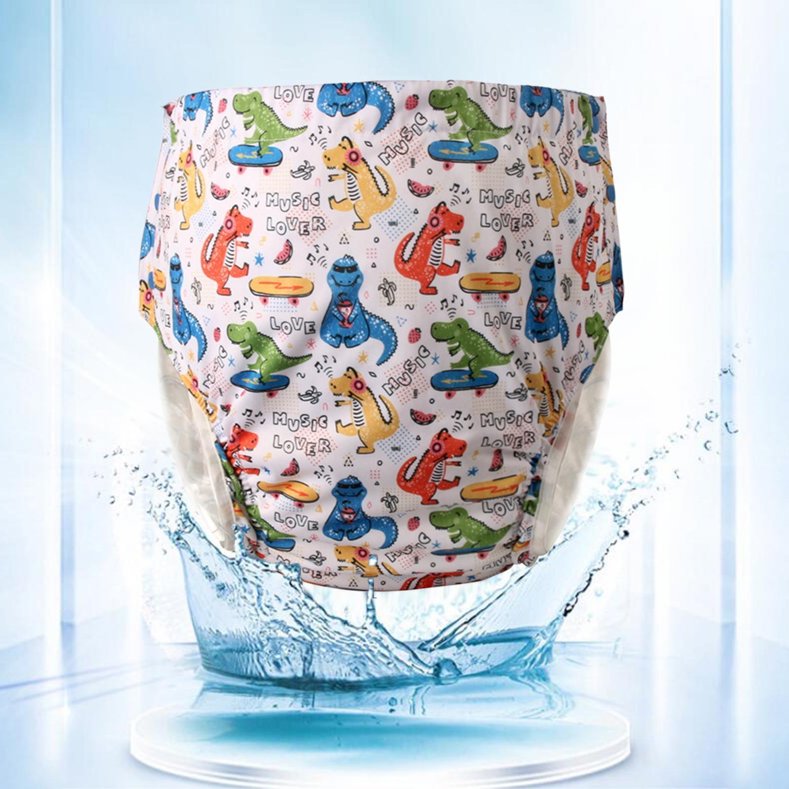 Adult Nappy Diaper Washable Incontinence Pants Pad Knickers Adjustable