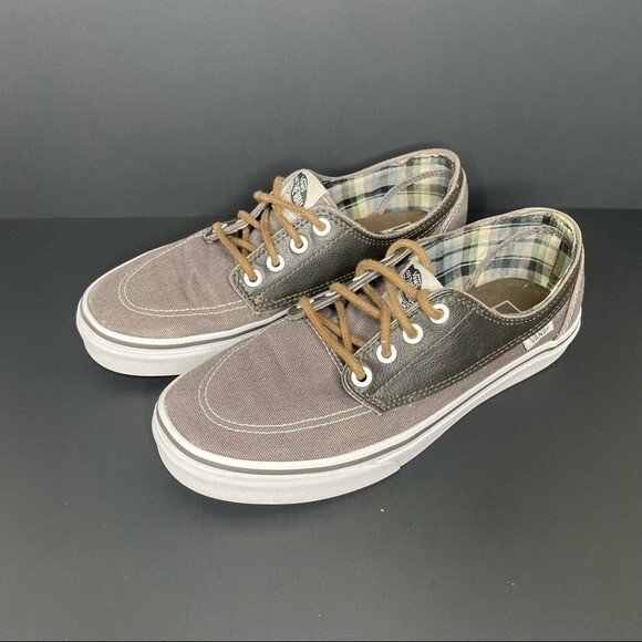 SAOLA Vans Off The Wall scarpe skater uomo 6 5 wmns 8 grigio sneakers mocassino preppy