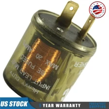 20 Amps LED Turn Signal Light Flasher Blinker Relay 12V 2-Pin For Chevrolet EF32