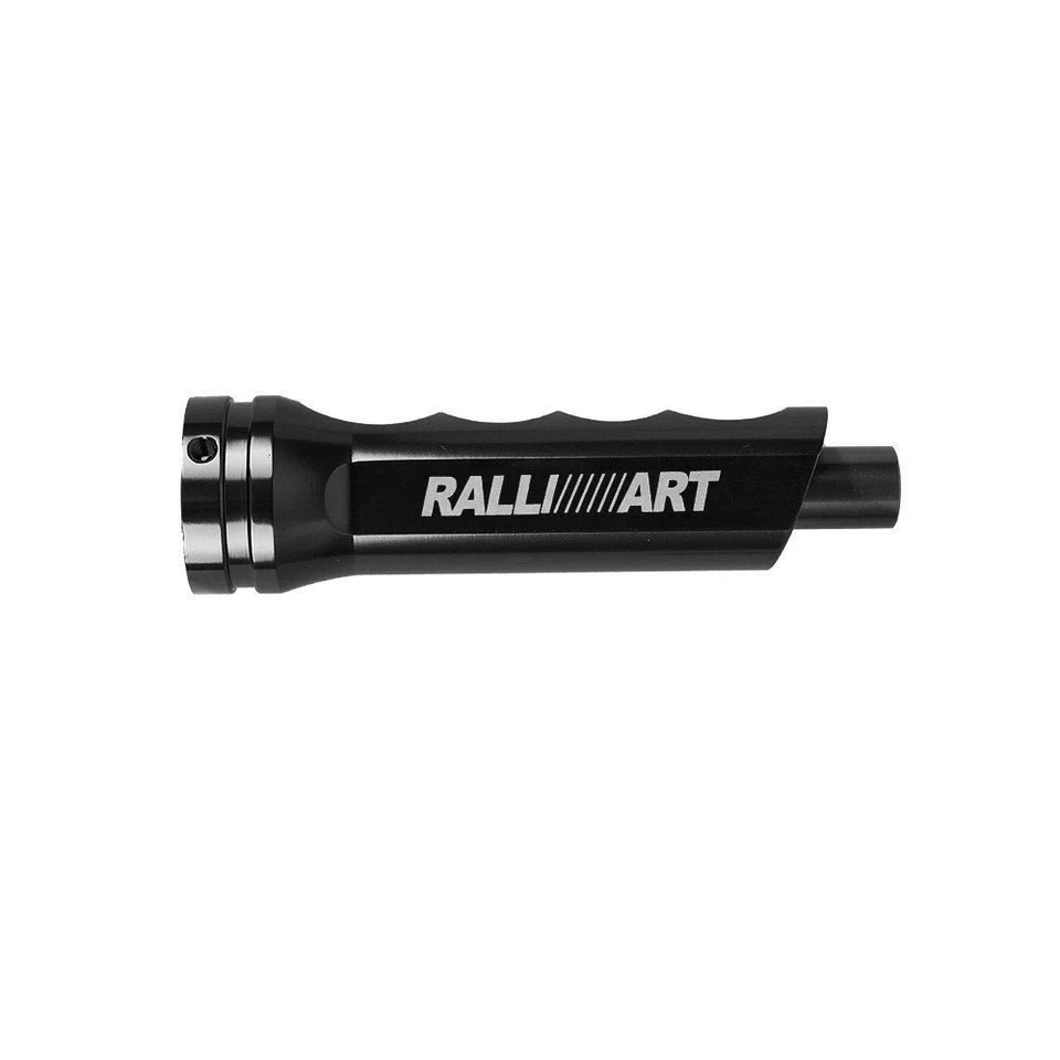 1x Ralliart Negro Aluminio Manija de Coche Funda de Freno de Mano Montaje Universal Cubierta Foto 4 de 4