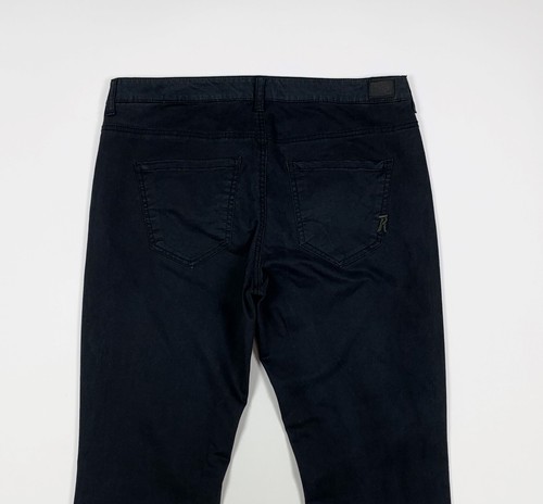 Rifle narissa pantalone donna usato W30 tg 44 nero gamba dritta trousers T8055 - Foto 11 di 12