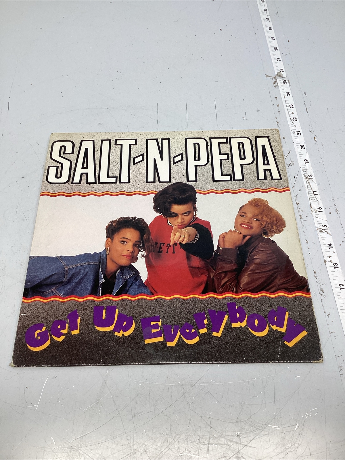 SALT 'N' PEPA GET UP EVERYBODY 12" ORIG 1988 NEXT PLATEAU NP50083 HIP