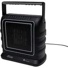 Enerco ENR-F236300 Fan only setting  Adjustable thermostat  Fold down handle  2 