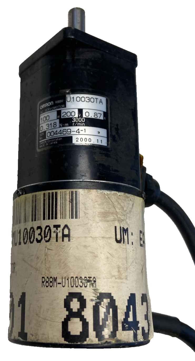 Pre-Owned Omron R88M-U10030TA Servo Motor U10030TA