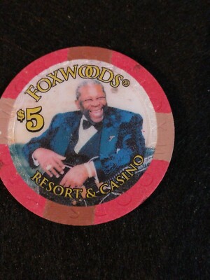  $5 1ST ANNIVERSARY BB KING NIGHT Chip FOXWOODS  LIMITED 570/1000#J96