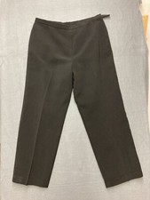 Kasper Petite 12P Black Polyester Dress Pants Career Office