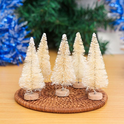 Christmas Decor Artificial Plants Xmas Tree Decoration Small Pine Trees - Picture 11 of 15