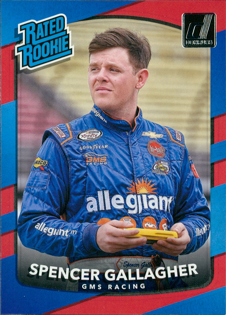 2018 Panini Donruss NASCAR - Rated Rookie #30 Spencer Gallagher (RC)