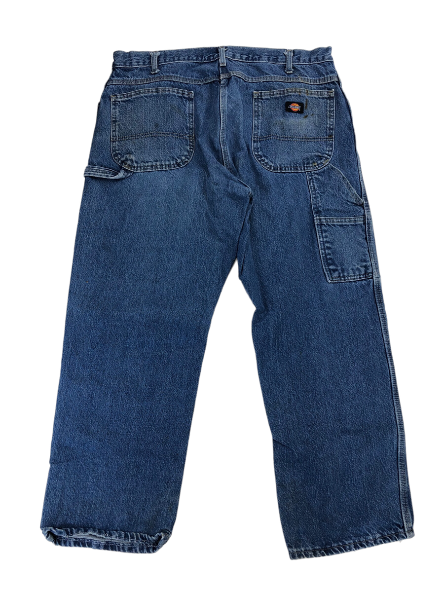 VTG Dickies 38x30 Carpenter Jeans Faded Painter Work