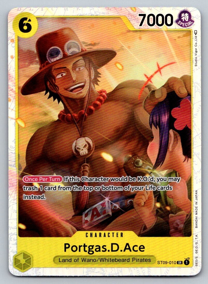Portgas.D.Ace (SR) ST09-010 One Piece FOIL Card