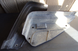1986 1987 Kawasaki Bayou ATV KLF 300 KLF300 Guard Inside Fender Covers Panel L1