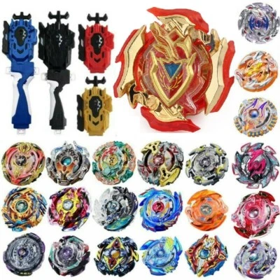 MARKENLOS Beyblade Burst Starter Set Toy Bay Klinge Kreisel Kinder Launcher Grip Geschenk