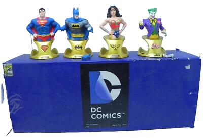 Monogram International Comic-Con Exclusive DC Comics Paperweight Set NEW DAMAGE