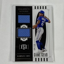 2021 Panini National Treasures Adalberto Mondesi Game Gear Jersey Patch /99