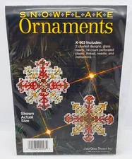 June Grigg Designs Snowflake Ornaments Counted Cross Stitch K-903