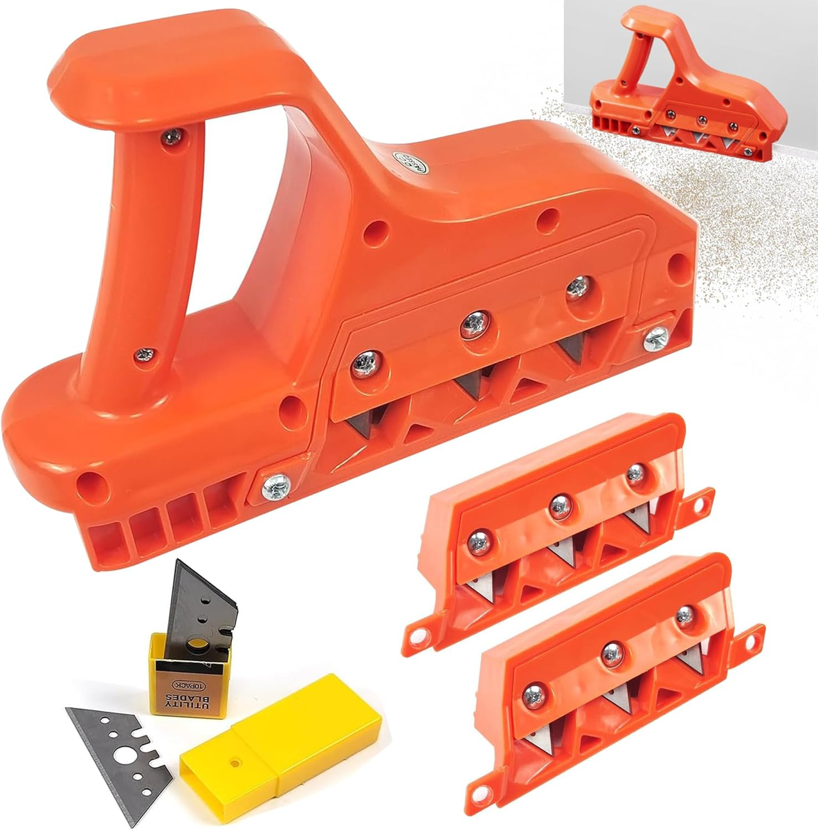 Gypsum Board Hand Planer Drywall Chamfer Planer Tool - 45° & 60 ...