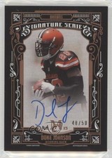 2015 Topps Museum Collection Signature Series Copper 48/50 Duke Johnson Auto 0v0