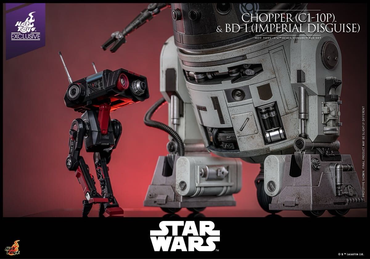 ホットトイズ TMS152 チョッパー & BD-1 1/6フィギュア限定版 Hot Toys Tms152 Chopper Bd-1 1/6 Figure C1-10P Imperial