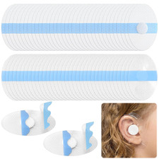 60 Pack Baby Ear Covers for Bath Kids Ear Covers with Cotton Ball, Waterproof Ea