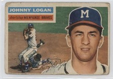 1956 Topps Johnny Logan (Gray Back) #136 0z0n