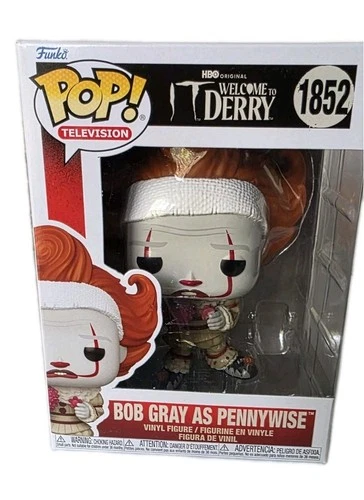 Funko Pop Television Welcome To Derry Bob Gray As Pennywise #1852 Vinyl Figure