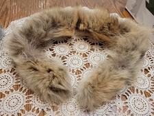 Genuine Fox Fur Collar Piece 28 in. in. Natural