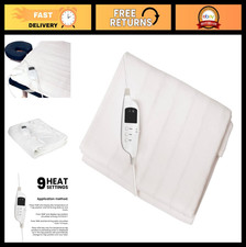Extra Large Fleece Massage Table Warmer 31"x72" - 9 Heat Settings, Rapid Warming