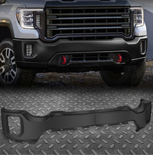 Front Black Bumper Face Bar w/o Sensor Holes ...